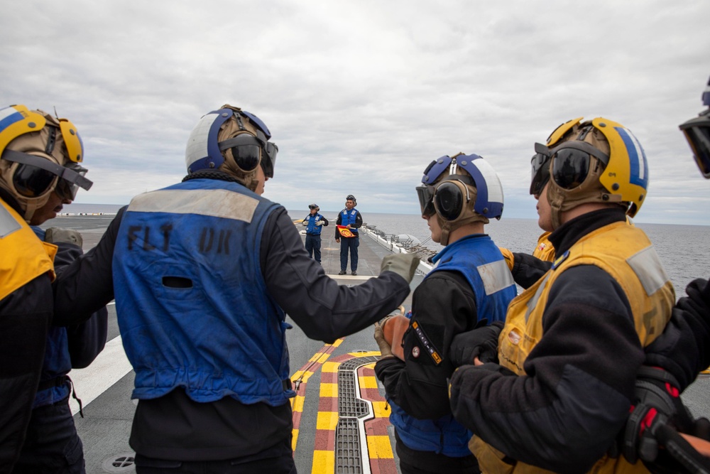 Makin Island Flight Deck Fire Drill