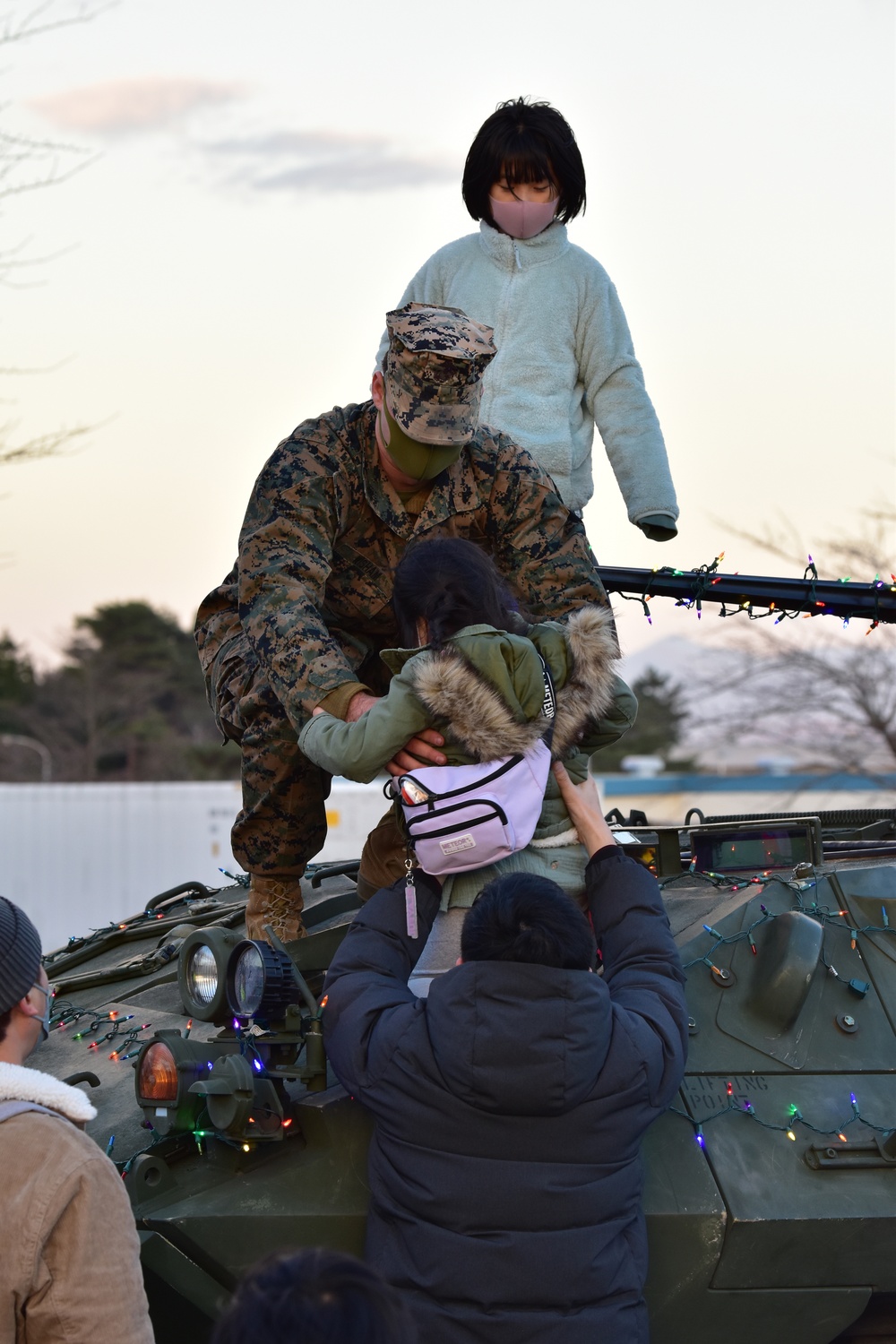 Camp Fuji's 2021 Christmas tree lighting ceremony