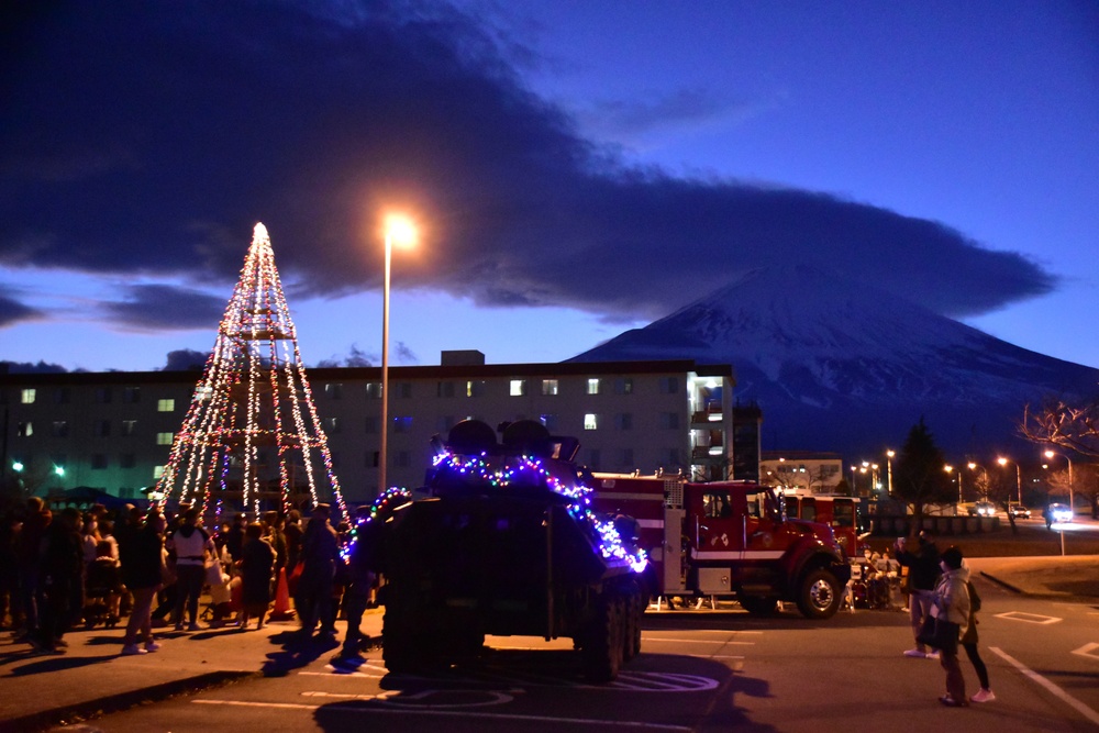 Camp Fuji's 2021 Christmas tree lighting ceremony