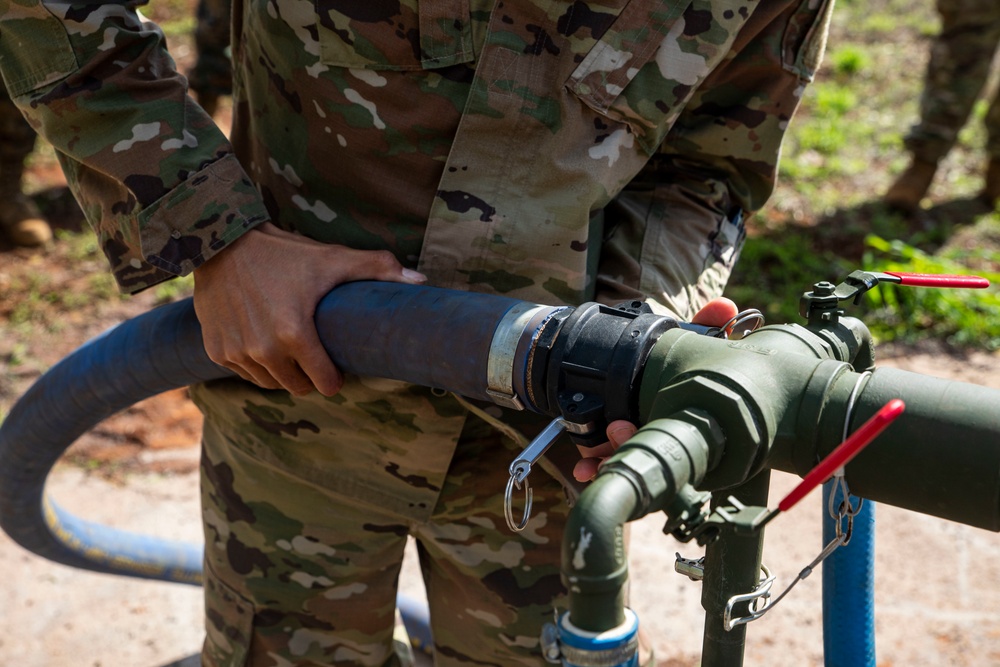 A second source: Service members provide potable water, Manana Housing