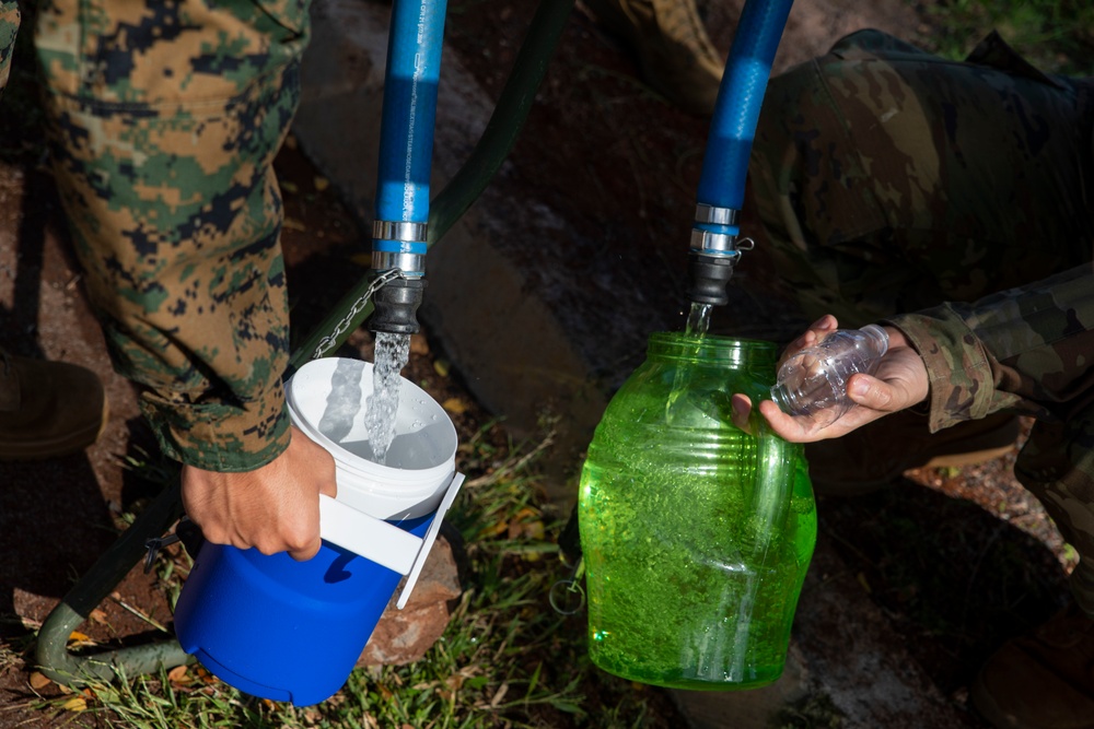 A second source: Service members provide potable water, Manana Housing