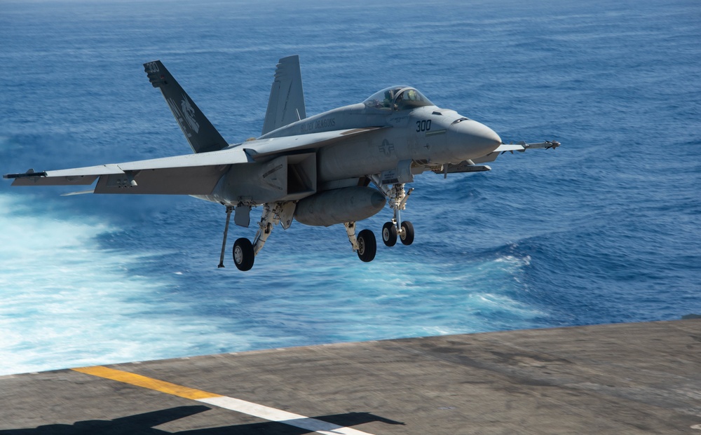 USS Carl Vinson (CVN 70) Conducts Flight Operations in Indian Ocean