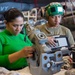 USS Carl Vinson (CVN 70) Sailors Conduct Maintenance in Indian Ocean