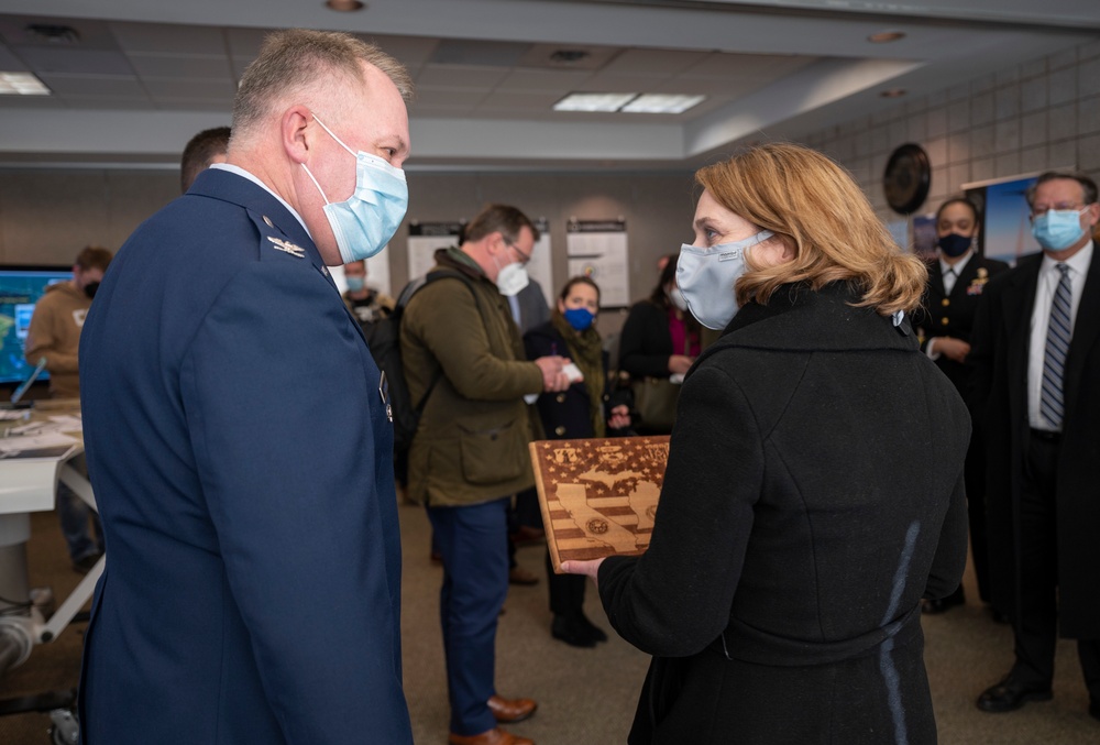 DSD Hicks Visits Selfridge Air National Guard Base