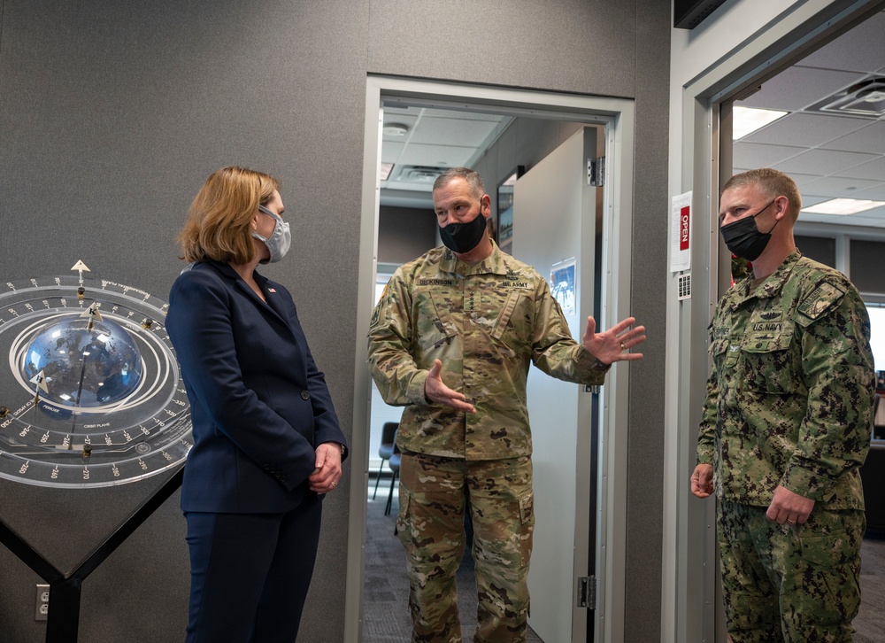 DSD Hicks Visits NORTHCOM, USSPACECOM, STARCOM