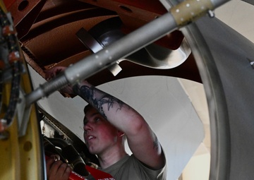 Teamwork and elbow grease: 521st AMOW and 436th AMXS Airmen conduct first OCONUS C-5M engine change