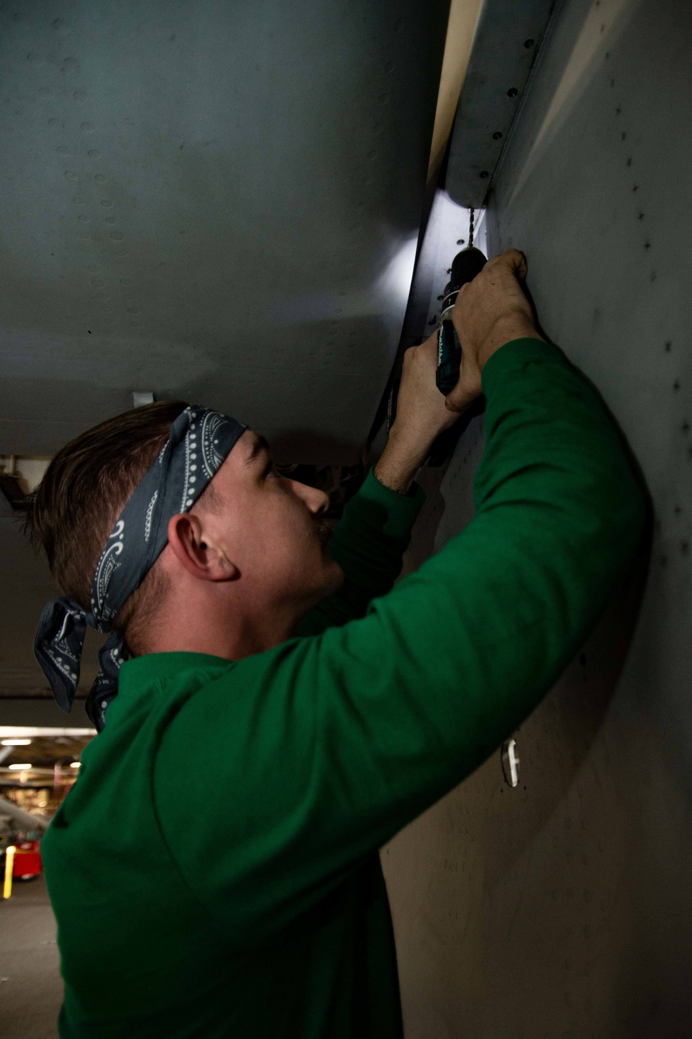 Truman is operating as part of the Harry S. Truman Carrier Strike Group  in the Atlantic Ocean in support of naval operations to maintain maritime stability and security.