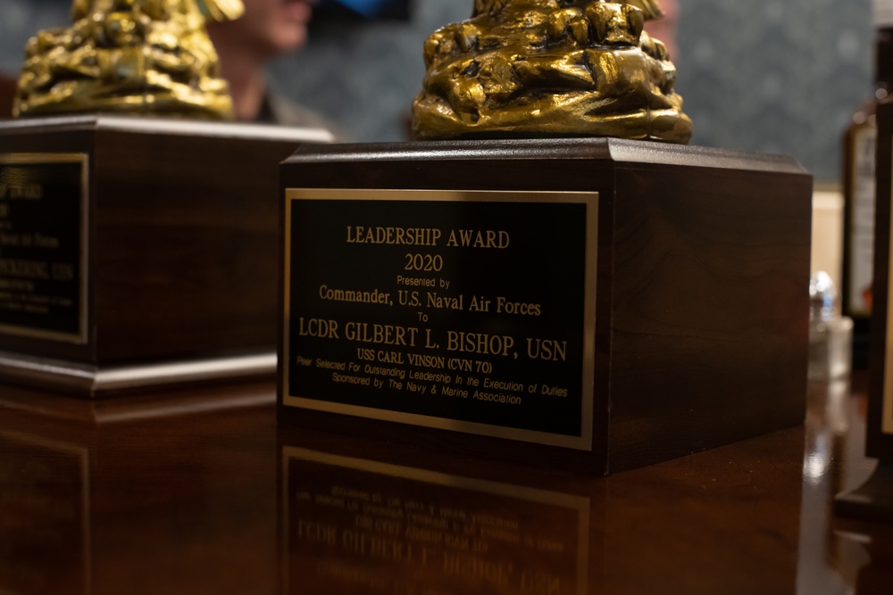 USS Carl Vinson (CVN 70) Sailors are Presented Leadership Awards