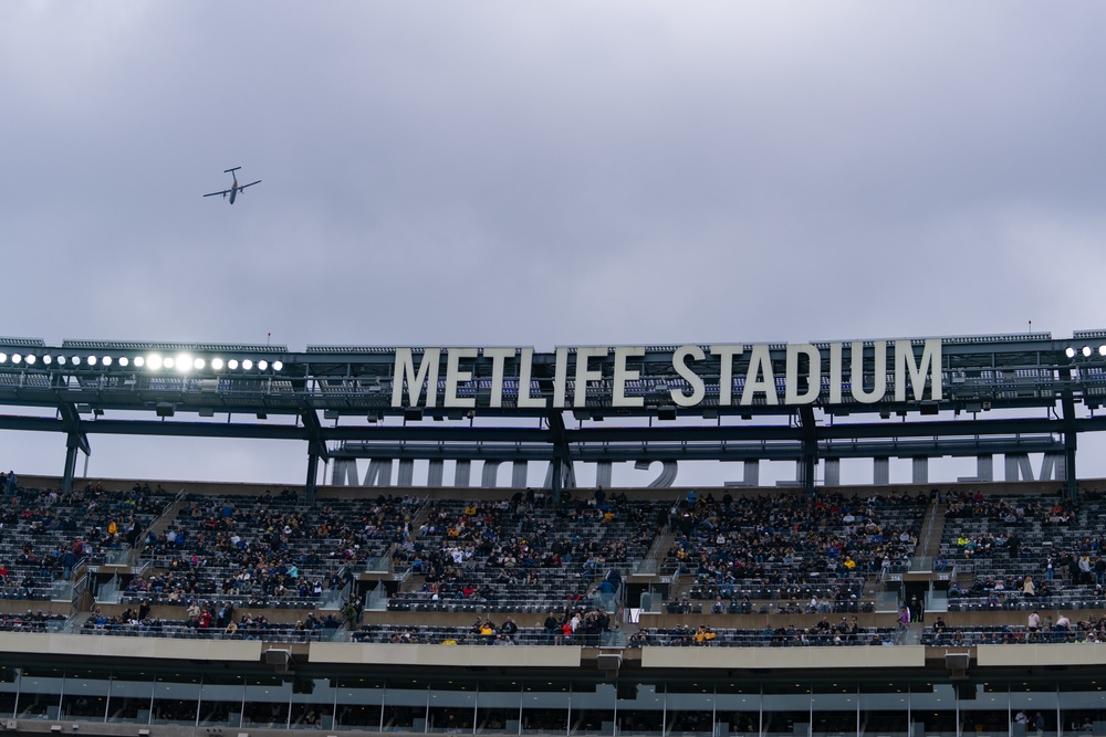 U.S. Army Golden Knights prepare for the annual Army Navy Game.