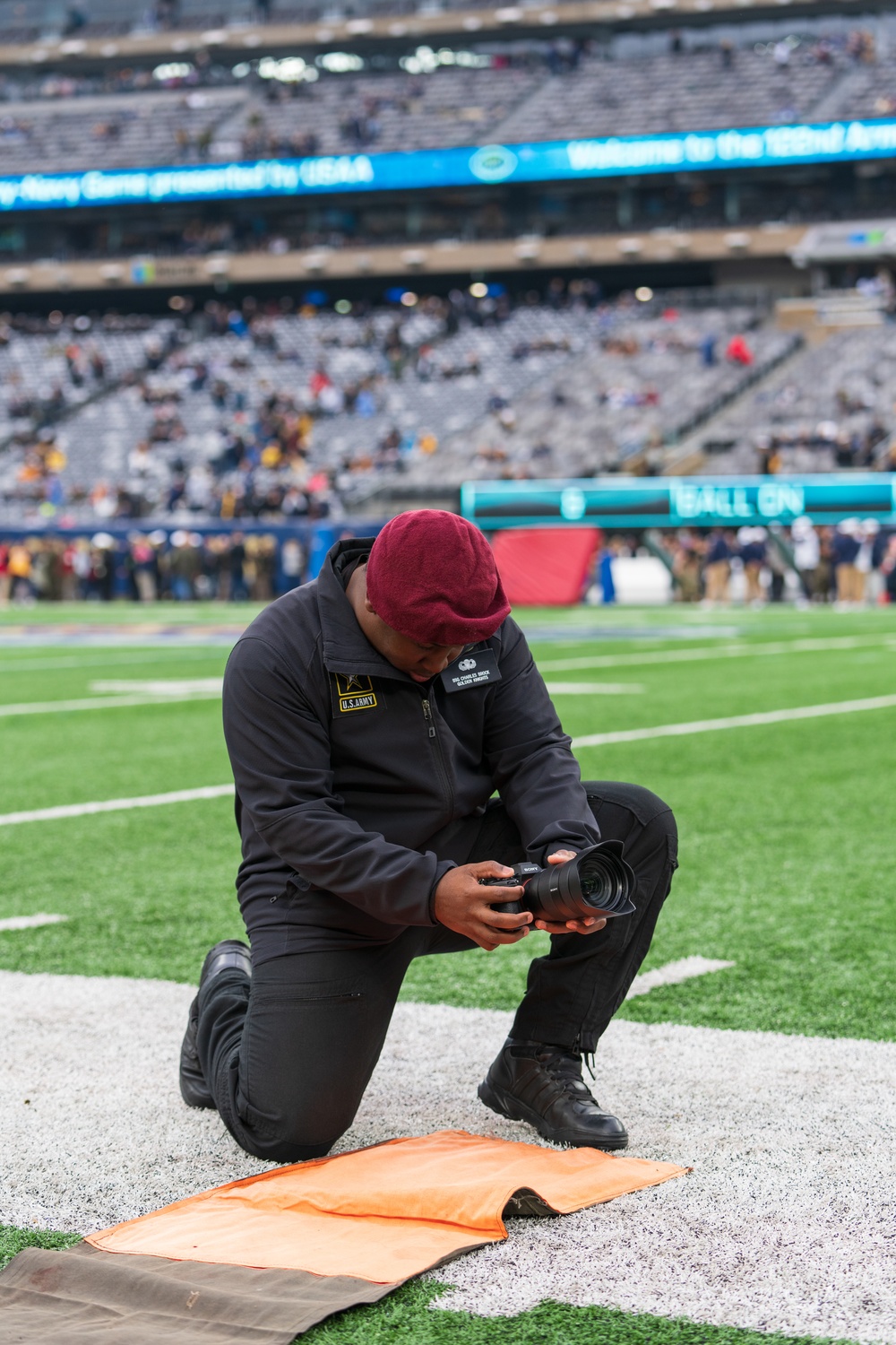 U.S. Army Golden Knights are behind the scenes for the annual Army Navy Game.