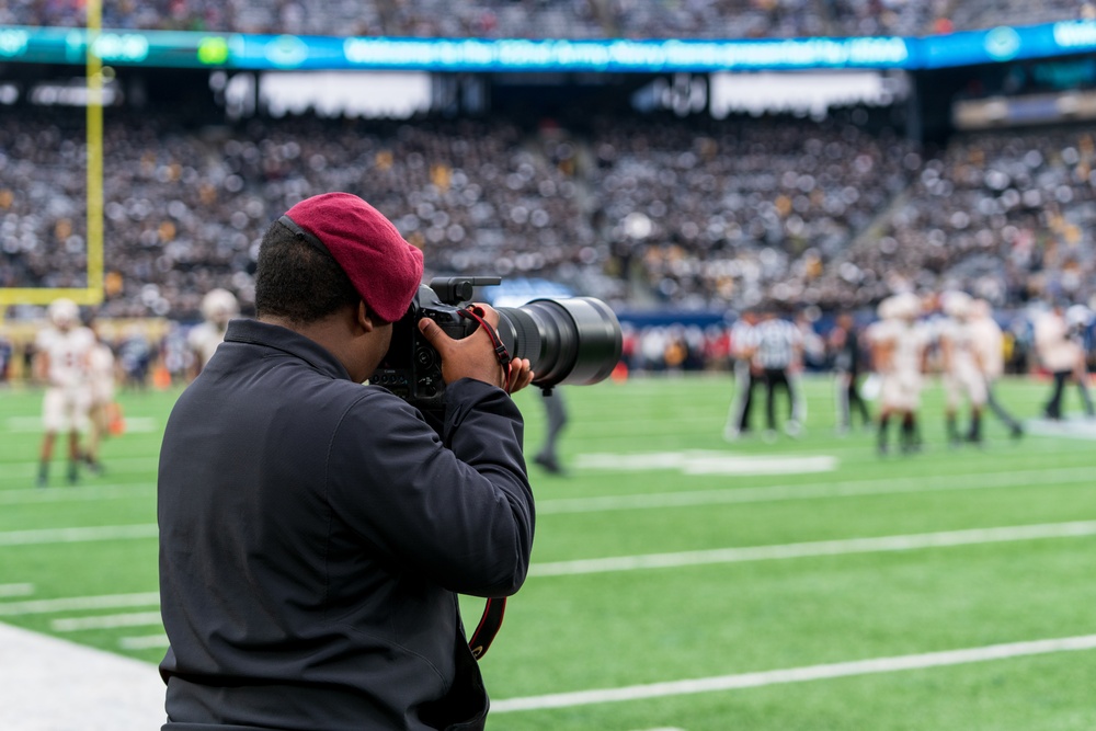 U.S. Army Golden Knights are behind the scenes for the annual Army Navy Game