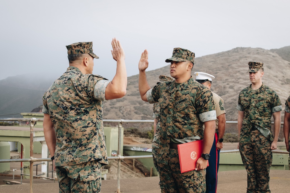 RS San Francisco: Sgt. Lucas Reenlistment