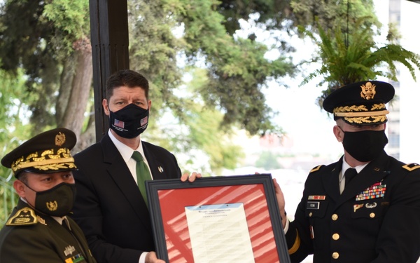 ARNG Key Leader Engagement with Guatemalan leadership