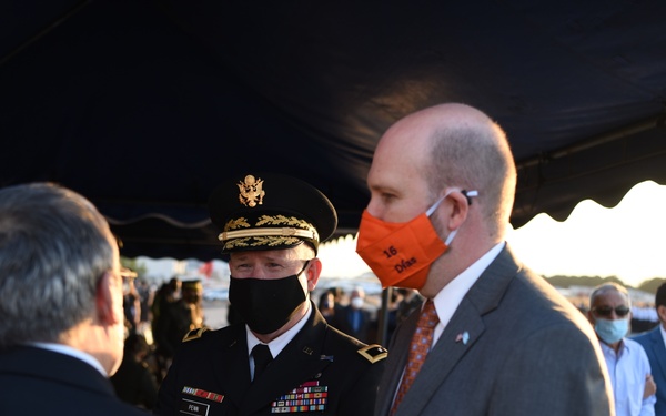 ARNG Key Leader Engagement with Guatemalan leadership