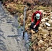 Natural-resources personnel conduct water testing at Fort McCoy