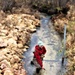 Natural-resources personnel conduct water testing at Fort McCoy