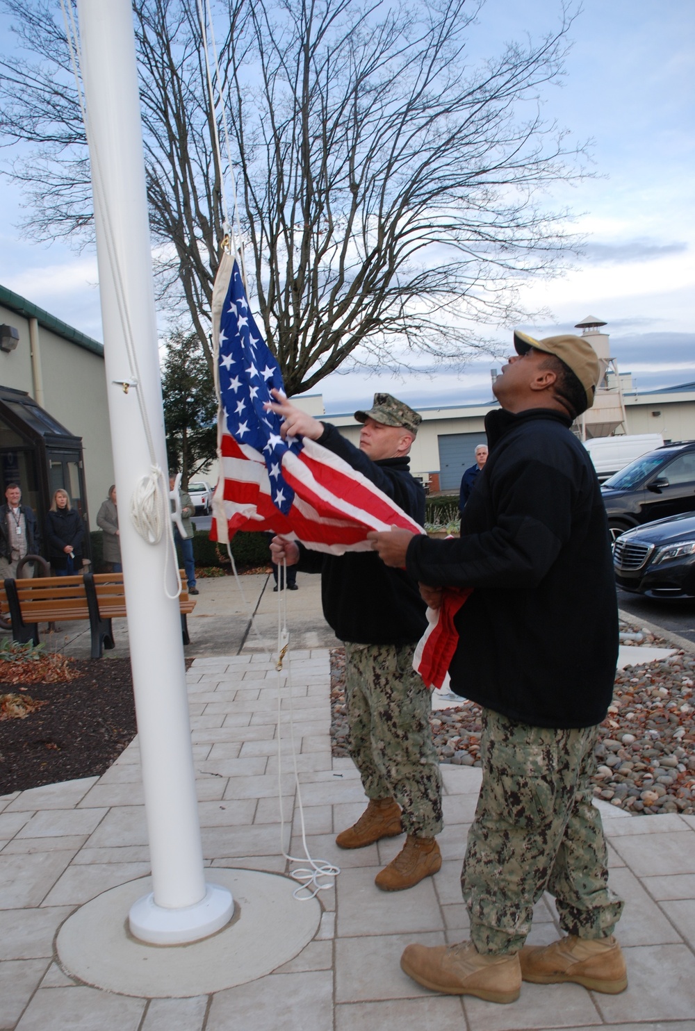 Christening New Flag Pole