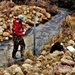 Natural-resources personnel conduct water testing at Fort McCoy