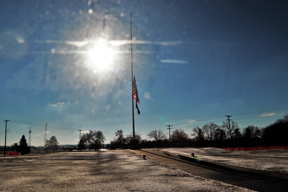 Fort McCoy honors life of Bob Dole with half-staffing of flag