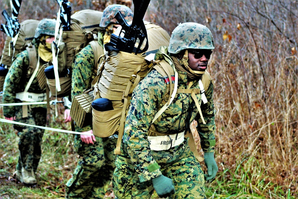 Marines train in Fort McCoy's Cold-Weather Operations Course