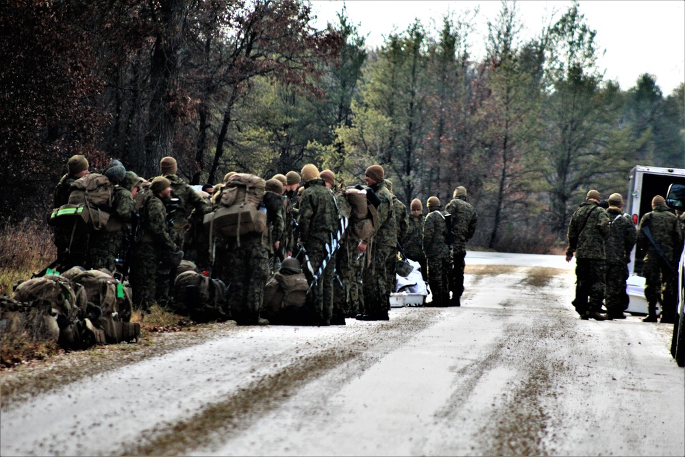 Marines train in Fort McCoy's Cold-Weather Operations Course