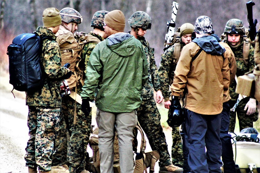 Marines train in Fort McCoy's Cold-Weather Operations Course