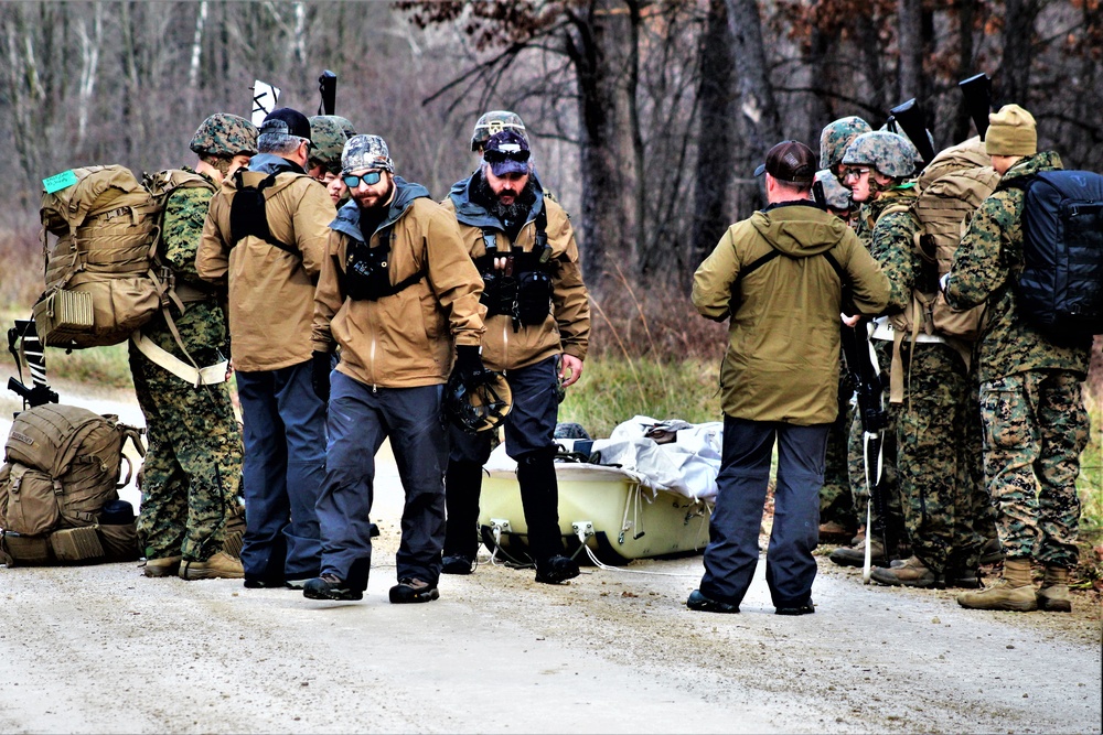 Marines train in Fort McCoy's Cold-Weather Operations Course