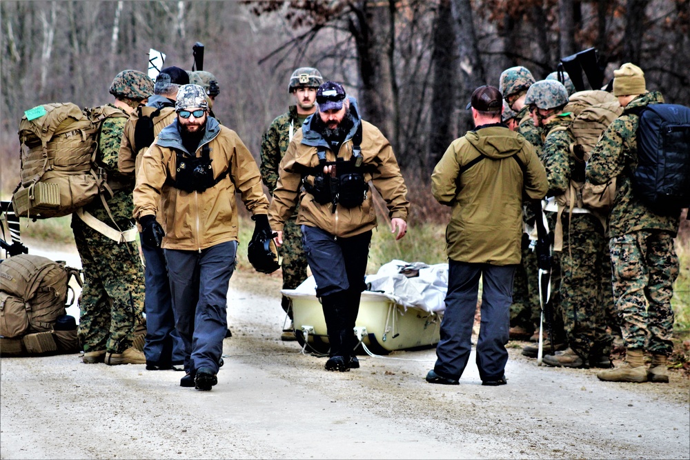 Marines train in Fort McCoy's Cold-Weather Operations Course