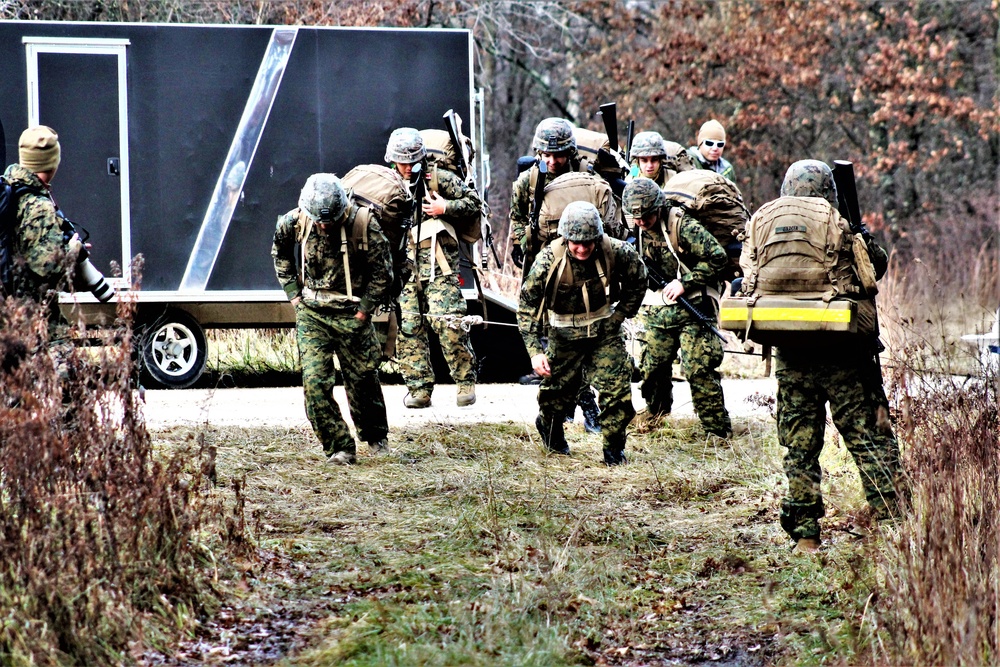 Marines train in Fort McCoy's Cold-Weather Operations Course