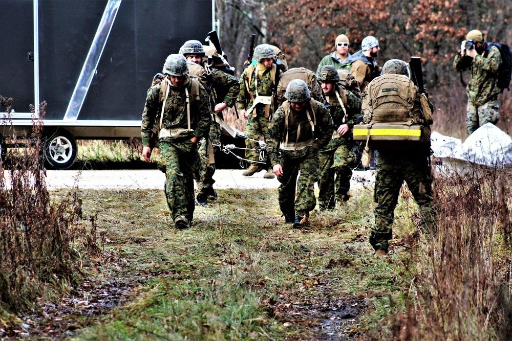 Marines train in Fort McCoy's Cold-Weather Operations Course