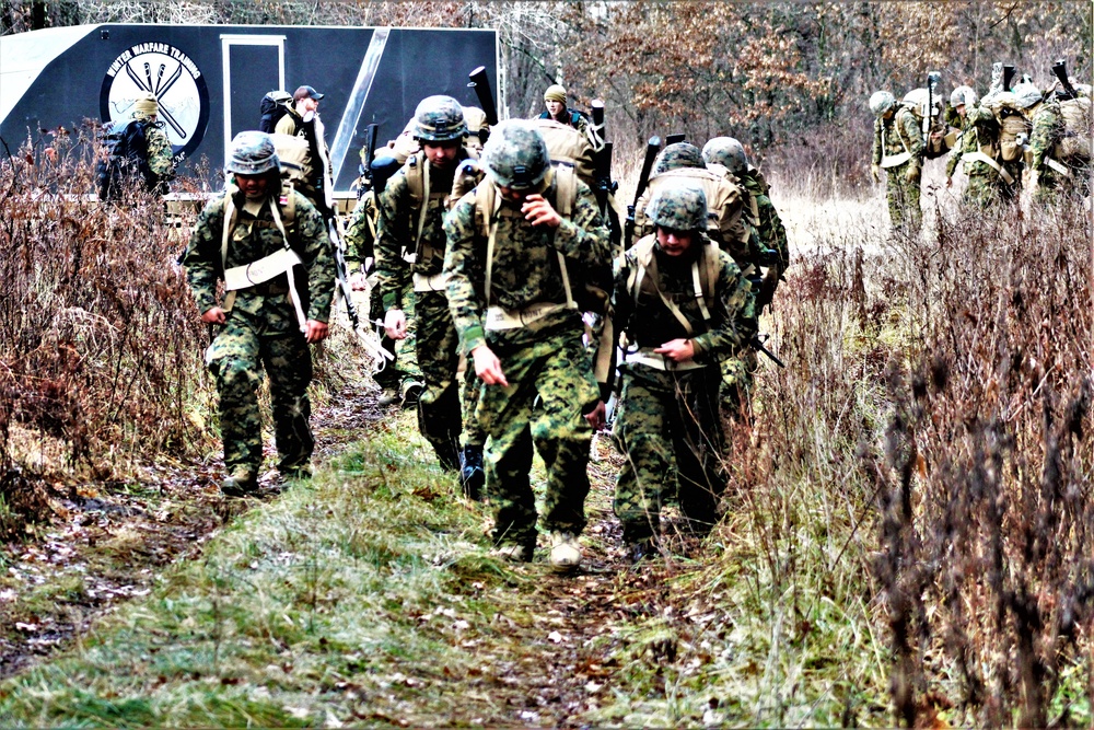 Marines train in Fort McCoy's Cold-Weather Operations Course