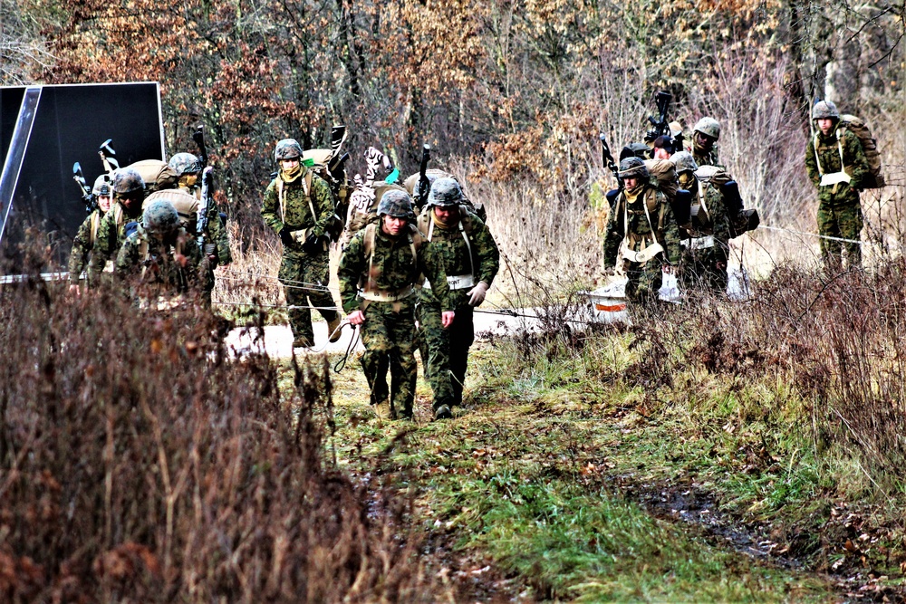 Marines train in Fort McCoy's Cold-Weather Operations Course