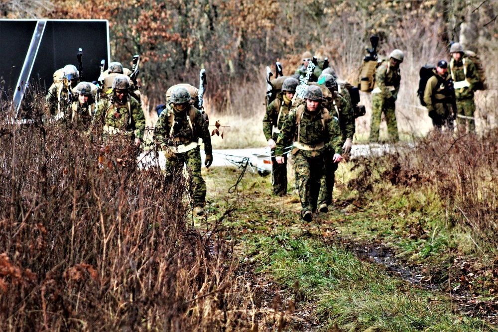 Marines train in Fort McCoy's Cold-Weather Operations Course