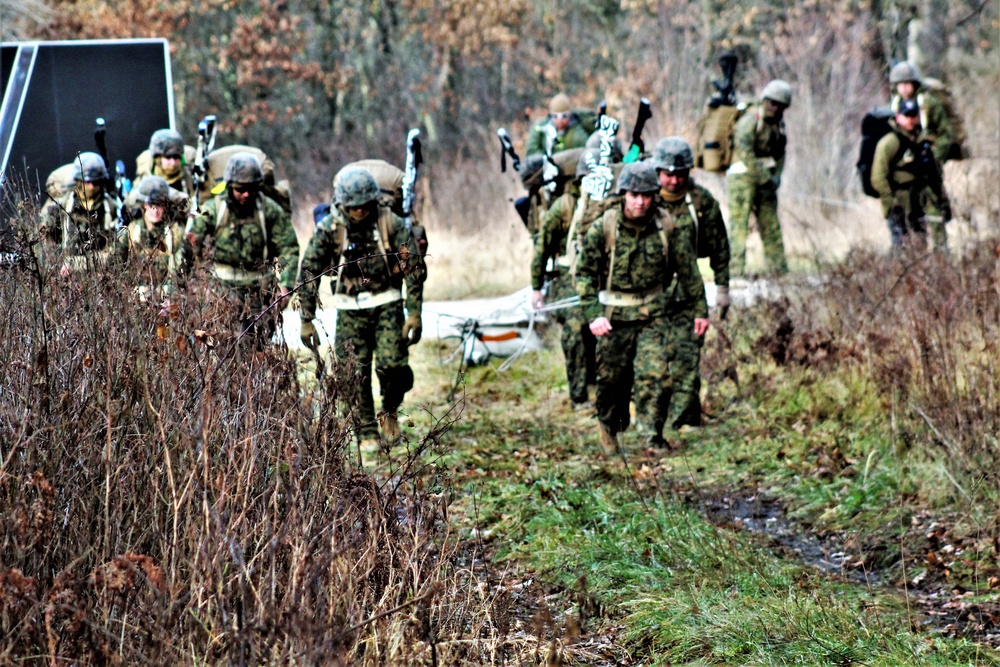 Marines train in Fort McCoy's Cold-Weather Operations Course