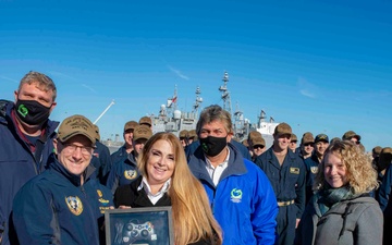City of Norfolk Emergency Services Department Awards USS John Warner