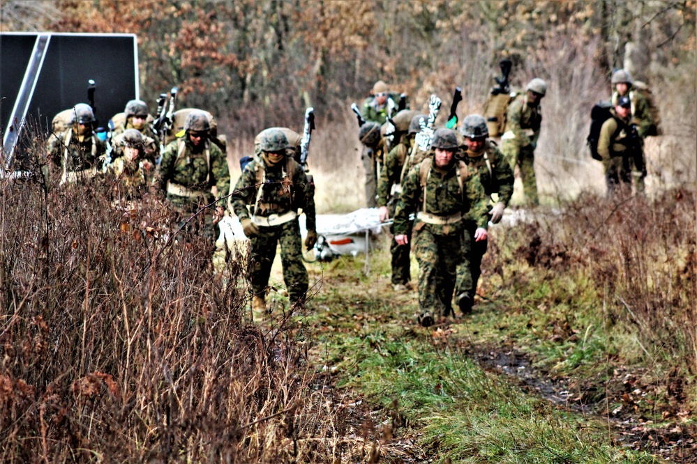 Marines train in Fort McCoy's Cold-Weather Operations Course