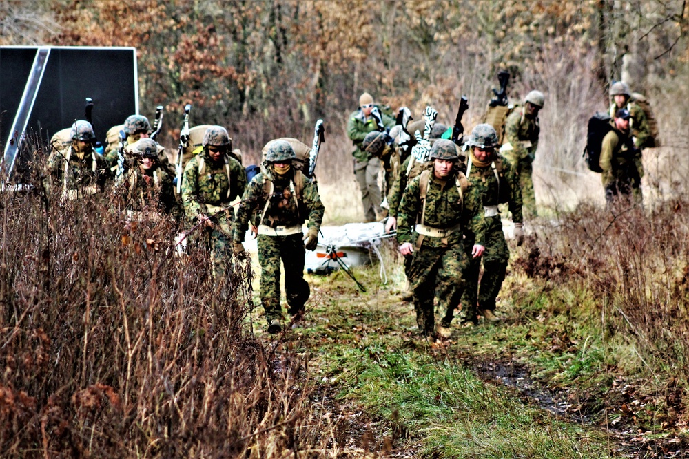 Marines train in Fort McCoy's Cold-Weather Operations Course