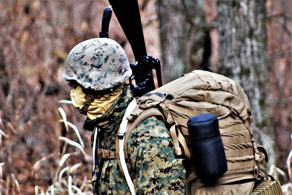 Marines train in Fort McCoy's Cold-Weather Operations Course