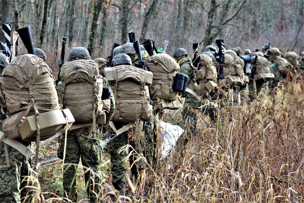 Marines train in Fort McCoy's Cold-Weather Operations Course