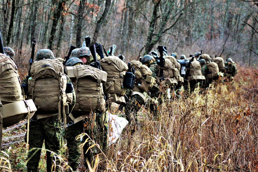 Marines train in Fort McCoy's Cold-Weather Operations Course