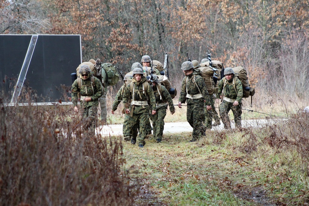 Marines train in Fort McCoy's Cold-Weather Operations Course