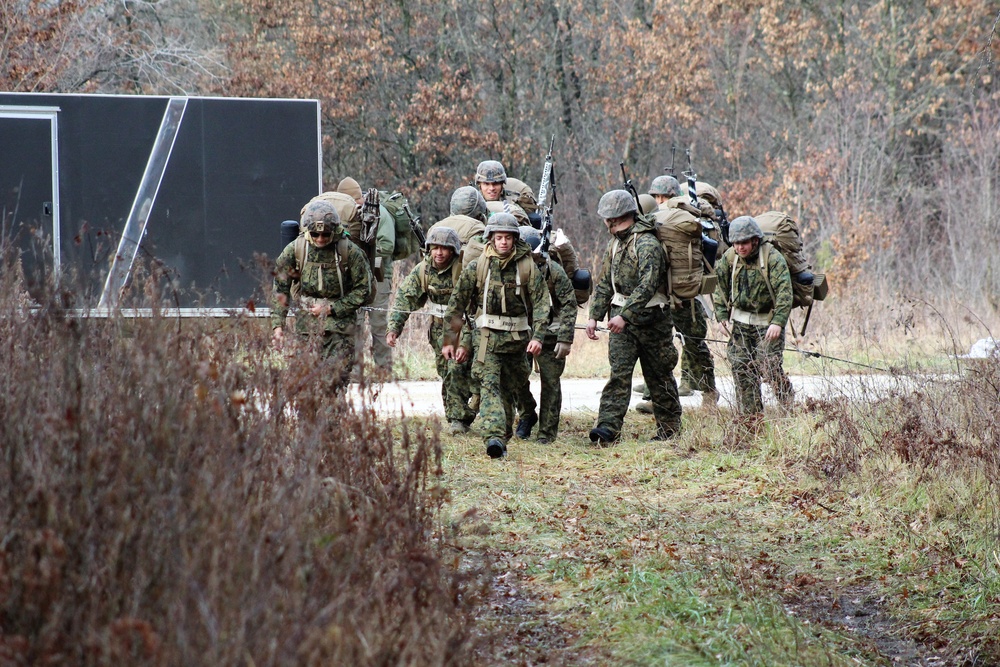 Marines train in Fort McCoy's Cold-Weather Operations Course