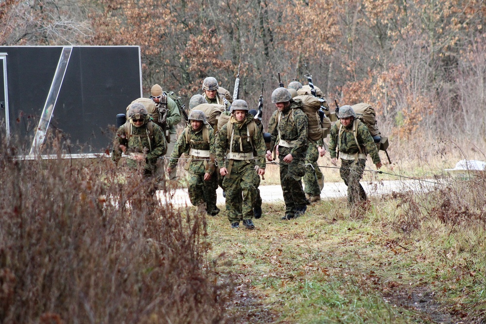 Marines train in Fort McCoy's Cold-Weather Operations Course