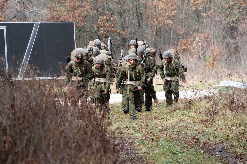 Marines train in Fort McCoy's Cold-Weather Operations Course