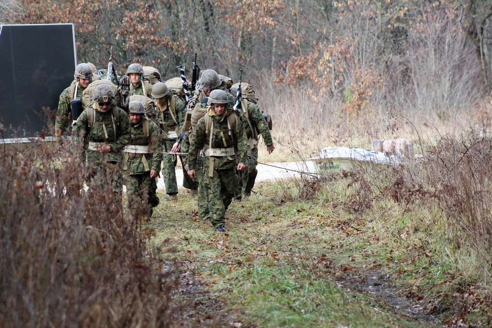 Marines train in Fort McCoy's Cold-Weather Operations Course