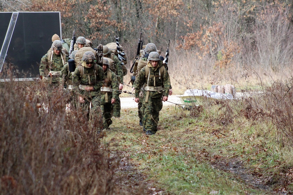 Marines train in Fort McCoy's Cold-Weather Operations Course