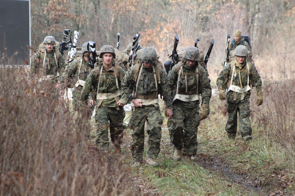 Marines train in Fort McCoy's Cold-Weather Operations Course