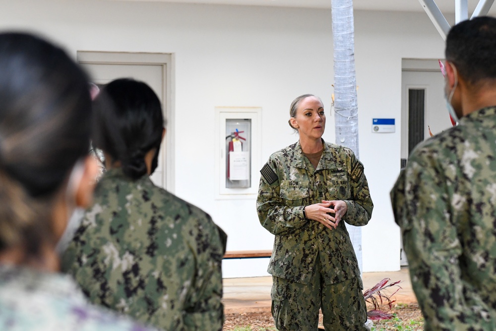 NMRTC PH Command Master Chief Welcomes Navy Medicine Augmentees