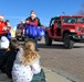 Holiday parade in Buckley Family Housing