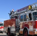 Holiday parade in Buckley Family Housing